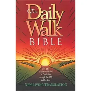 USED Book - The Daily Walk Bible: NLT1 by Tyndale House Publishers Staff (Paperback) - english