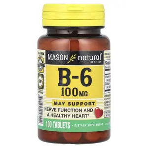 Mason Natural Vitamin B6, 100 Tablets