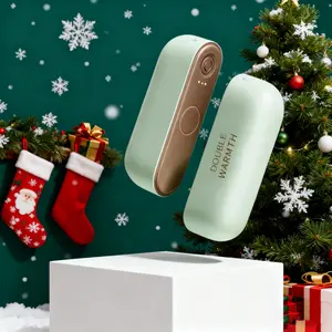 Reusable Electric Hand Warmer, 6000mah Portable Pocket Heater, Ideal for Outdoor Activities & Christmas Gift, Rechargeable Battery Included