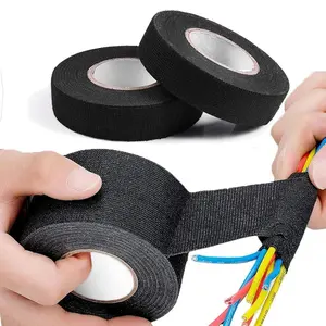 Car Wiring Harness Cloth Tape, Heat Resistant Wiring Harness Cloth Tape, Multipurpose Durable Strong Adhesive Tape for Home & Office