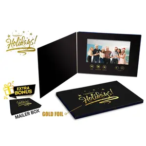 PrintAVizion Holiday Video Card with 7" Screen