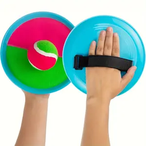 Outdoor Sports Ball Toys, Throwing and Catching Games, Outdoor Sports Racket, Palm Ball, Yard Holiday Party Game Toys, Outdoor Interactive Throwing Sticky Ball Game Toys, Backyard Beach Toys, Easter Gifts for Kids/Adults/Families, Soft Ball Design