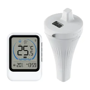 Haviva Wireless Pool Thermometer Floating Easy Read, High Precision Outdoor Pool Thermometer, IP68 Waterproof for Swimming Pools, Hot Tubs, Ice Baths and Aquariums