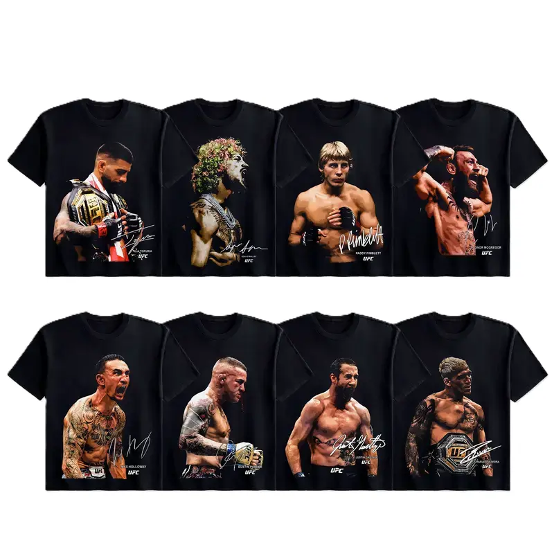 UFC Fighters Graphic Tee, UFC Fighters Shirt, MMA Fan, UFC MMA Tee, UFC Champions Sports Shirt, Gift for Him Gift For Her