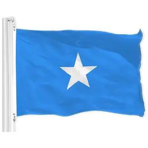 Somalia (Somali) Flag |   3x5 feet |   Printed 150D, Indoor/Outdoor, Vibrant Colors, Brass Grommets, Quality Polyester