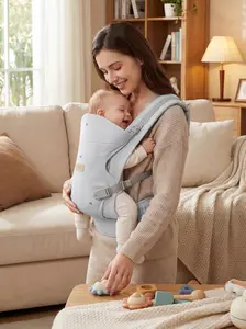 Ergonomic Baby infant Carrier for Newborns to Toddlers-Comfortable, Lightweight with Hip-Healthy Design,Baby Carrier, Safety-Certified 6-in-1 Baby Adjustable Detachable Infant Baby All Seasons, Perfect for ShoppingTravelling Sling facing front fit