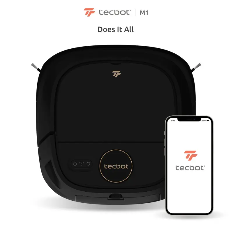 Self-Rinsing Laser Robot Vacuum Cleaner 4000PA Tecbot M1B