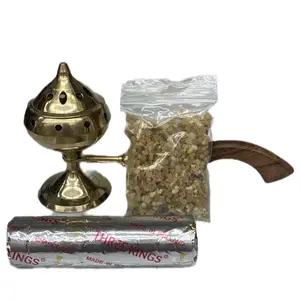 Incenciario , incienso y carbón