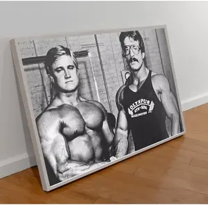 Mike Mentzer and Tom Platz Vintage Poster