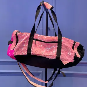 LunaSparkle #04 Handmade Designer  Sequin Y2K Travel Fitness Gym Exercise Backpack with Adjustable Straps & Large Capacity for School & Daily Use