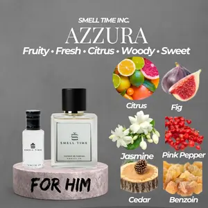 Azzura – Fresh Citrus Marine Extrait de Parfum | Bright & Long-Lasting Mediterranean Scent