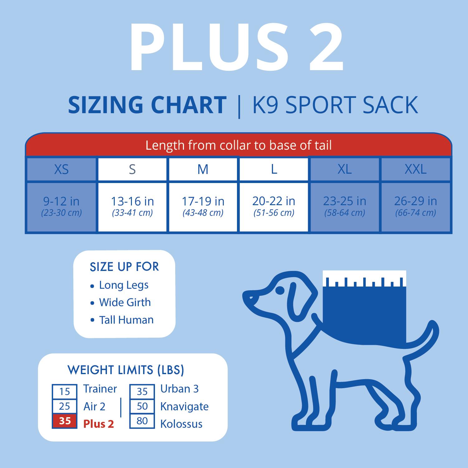 K9 Sport Sack Plus 2 Dog Backpack with External Storage Multifunctional Storage for Outdoor Pet Gear Fully Removable Storage Pack Thicker Straps & Padded Back Panel - Animal Carrier