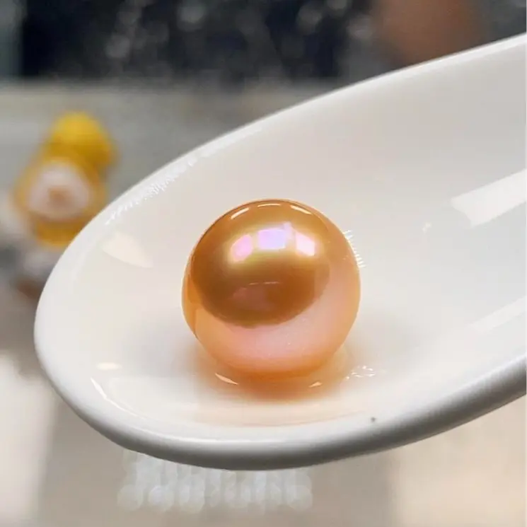 Dragon Ball (1 Pearl, 9-11mm, Champagne color)