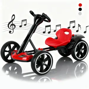 2025 New Kids Electric Go Kart – Foldable, 3-6 Years, Remote Control, LED Lights, Adjustable (Unisex for Boys & Girls)