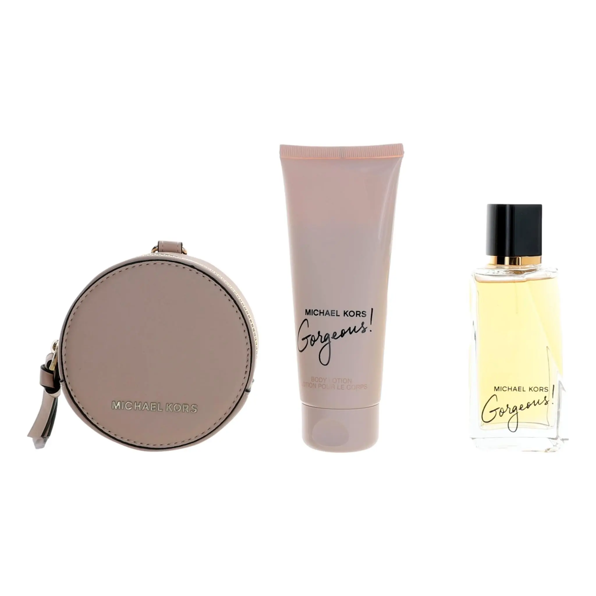 Floral Perfumes for Women 3-Piece Gift Set with Jasmine Scent, Includes 3.4 fl oz EDP Spray, Body Care Lotion & Round Purse, Gift-Ready