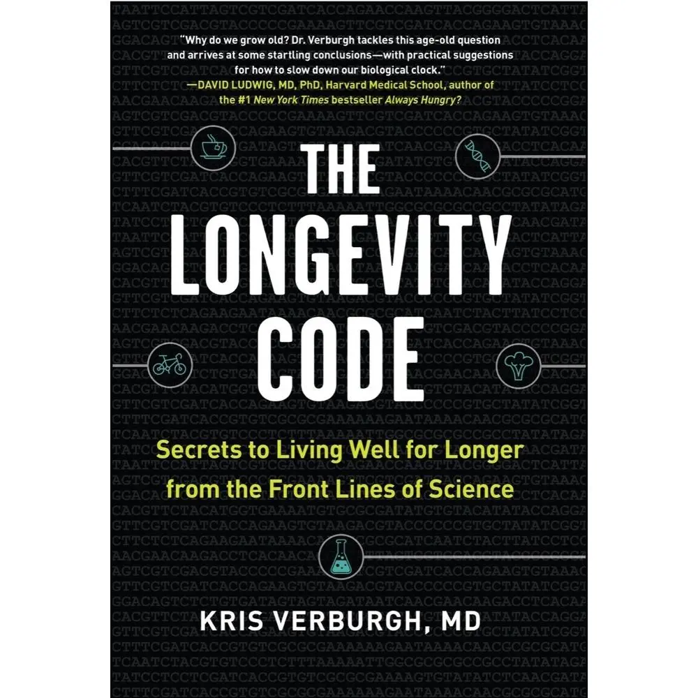 USED Book - The Longevity Code: Secrets to Living Well for Longer from the Front Lines of Science by Verburgh, Kris (Hardcover) - english