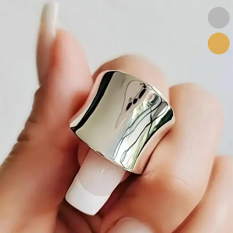 Fashionable Geometric Glitter Ring, Elegant Jewelry for Women for Party and Daily Wear, Trendy Statement Ring Gift for Her, Elegant Exaggerated Ring, Geometric Rings, Copper Band Rings, Elegant Glittering Ring, Beautiful Rings