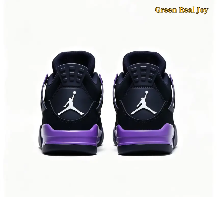Black Violet Color Block Mid Top Basketball Sneakers Brand New Breathable Grid Mesh Cushioned Trainers Air Cushion Shock Absorbing Air Soft Landing Ankle Support Retro Streetwear Footwear Multi Size Daily Comfort Athletic Shoes
