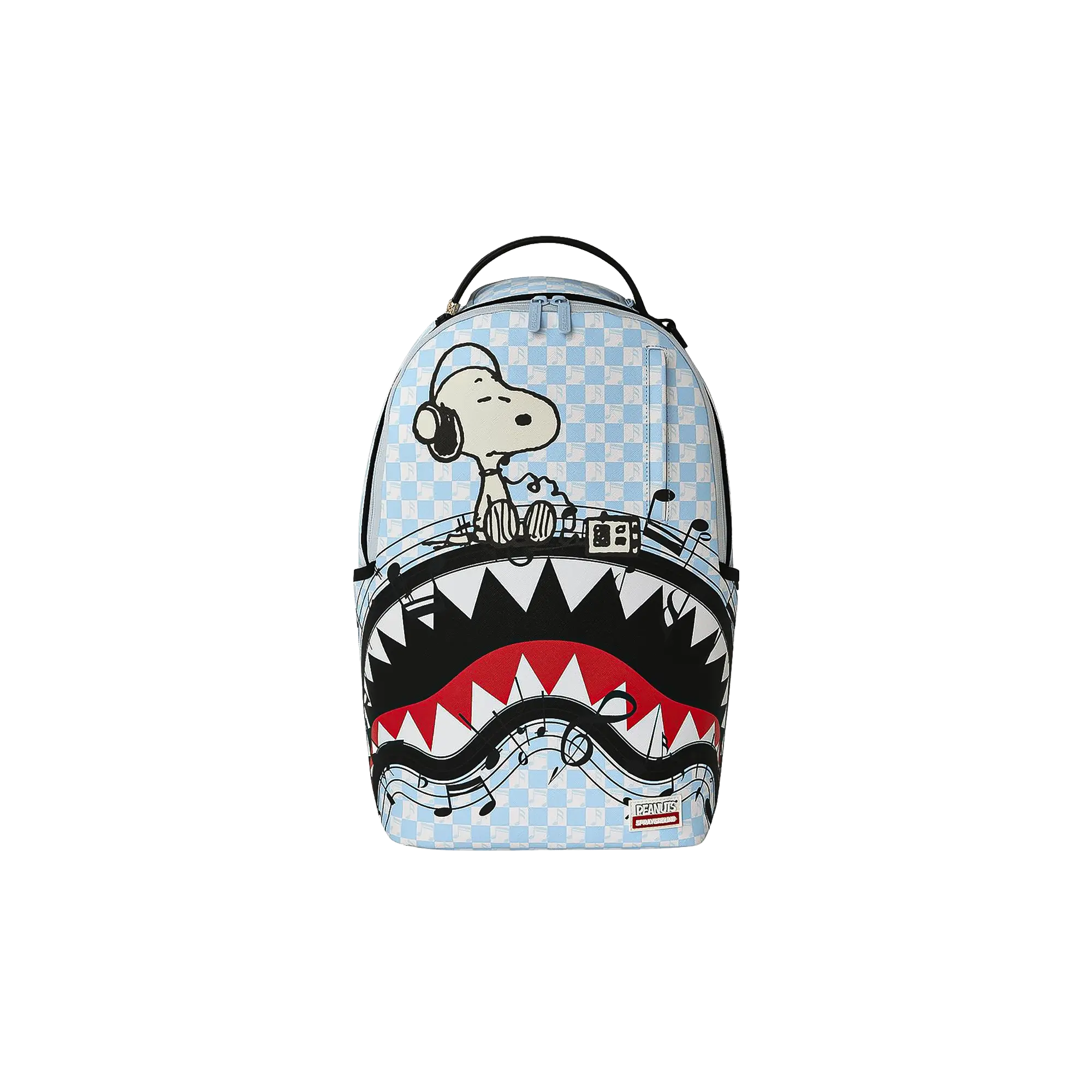 Peanuts Snoopy Jams Backpack "White / Blue" B8798