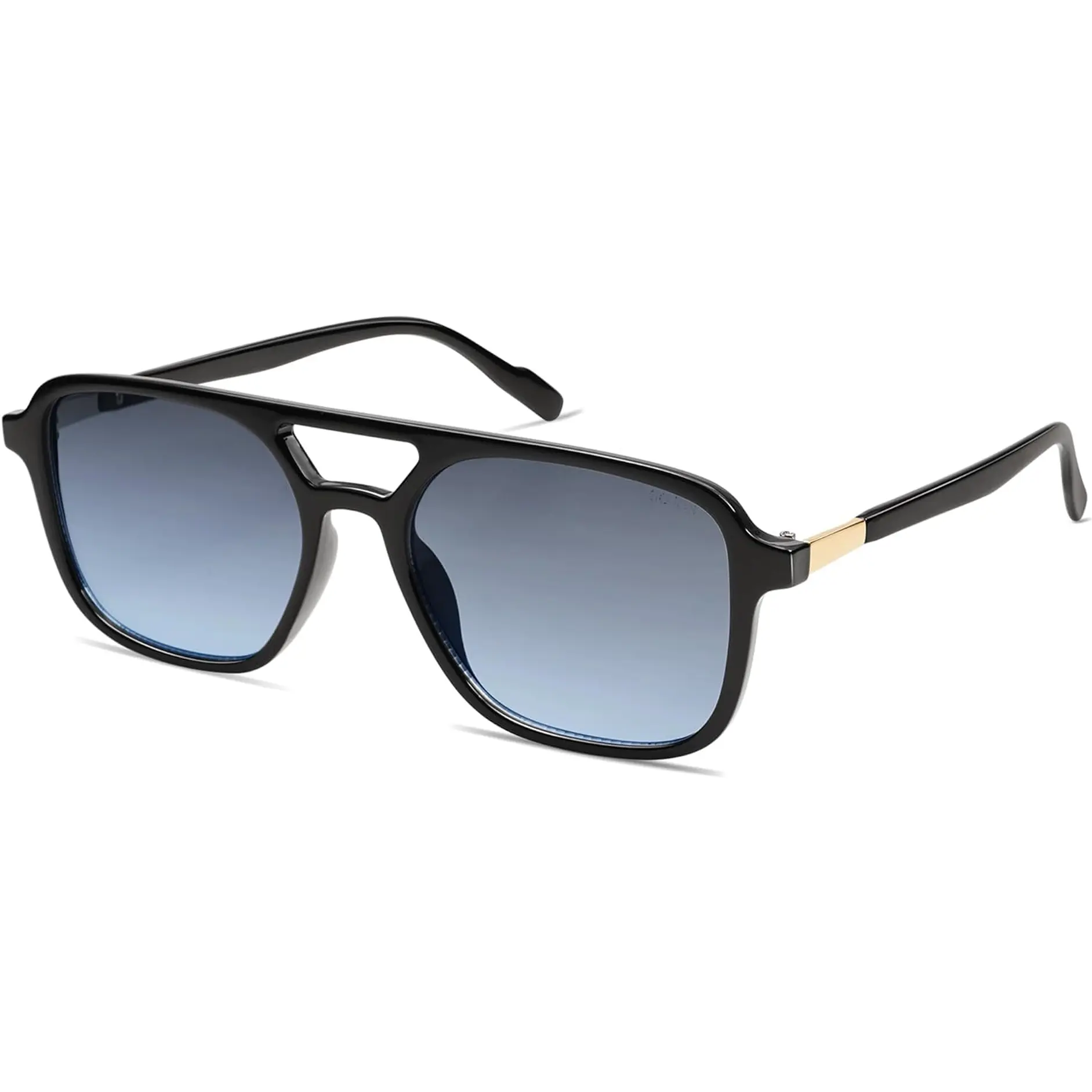 SOJOS Retro Aviator Sunglasses for Women Men,Trendy Rectangle Womens Mens Shades Sun Glasses SJ2202 SOJOS