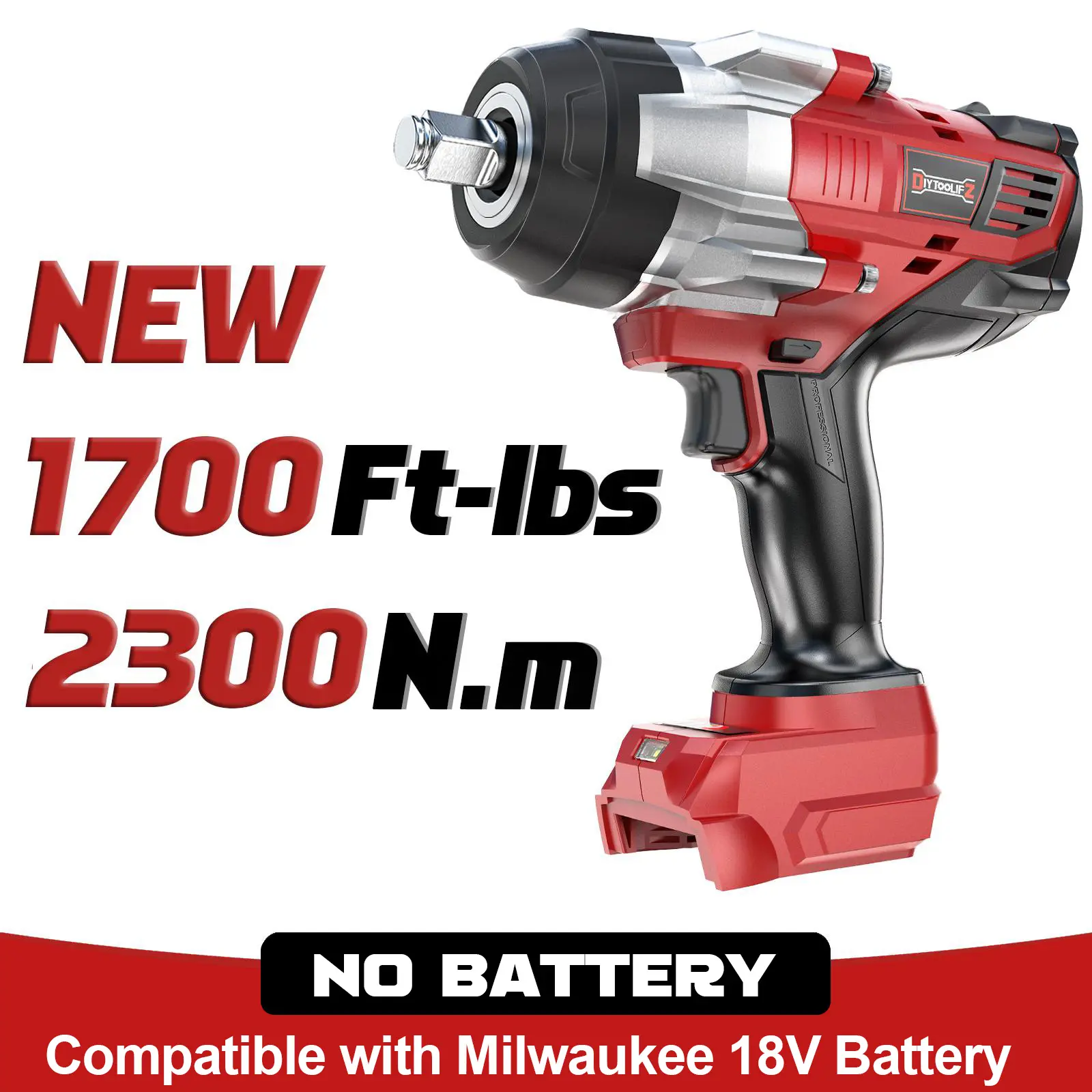 【No battery】for Milwaukee