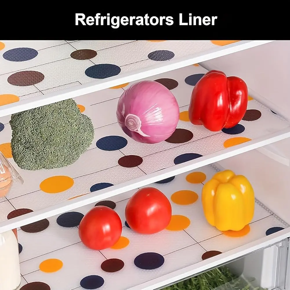 EVA Non-Stick Washable Kitchen Shelf Liner, Durable and Easy to Cut for Cabinets, Refrigerators, Desks and Closets