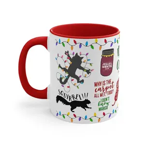 National lampoons christmas vacation mug christmas movie mug funny holiday coffee mug two tone mug gifts for him her kitchen holiday decor