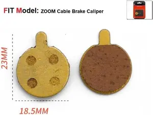 2 Pairs Bike Bicycle Disc Brake Pads Mechanical Disc Brake (Resin,Semi-Metallic,Sintered Metal) Bicycle Electric Scooter Brake Pads Wear-Resistant Quiet Bike Disc Brake Pad