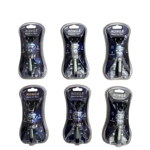 Men Disposable Razors 6 Pack with Multiple Blade Cartridges for Smooth Shaving Experience