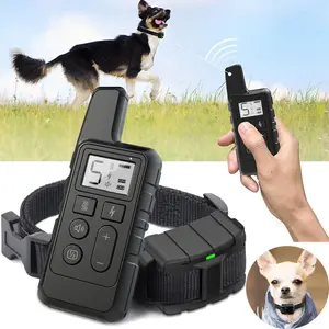Dog Training Collar With Remote, 1500FT Electronic Shock Collar,Waterproof Electronic Collar 3 Training Modes With Beep, Vibration, and Safe Static Mode, Waterproof Pet Trainer Fit for Small Medium Large Dogs (Black)