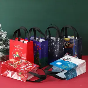 6/12 Pack Christmas Non-Woven Gift Bags, Storage Pouches, Non-Woven Bags, Shopping Bags, Factory Direct Stock, Quick Review Available