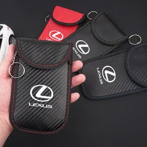 Car Key Case Car Key Protector Car Key Holder Signal Blocker Bag Car RFID Shielding Pocket Anti-Theft Pouch For Lexus F SPORT ES RX NX LS UX LM LX GX LC RZ IS CT GS RC HS SC TX