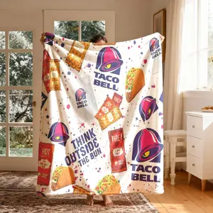 Soft Flannel Blanket, Large Size, Perfect for Bed Sofa Office Camping Travel, Winter Christmas Gift, Cozy All Seasons