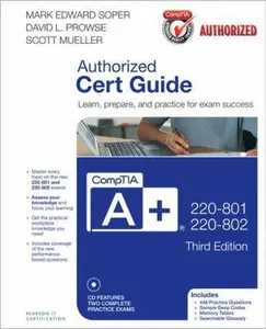USED-Comptia A+ 220-801 and 220-802 Cert Guide by Soper, Mark Edward (Hardcover)