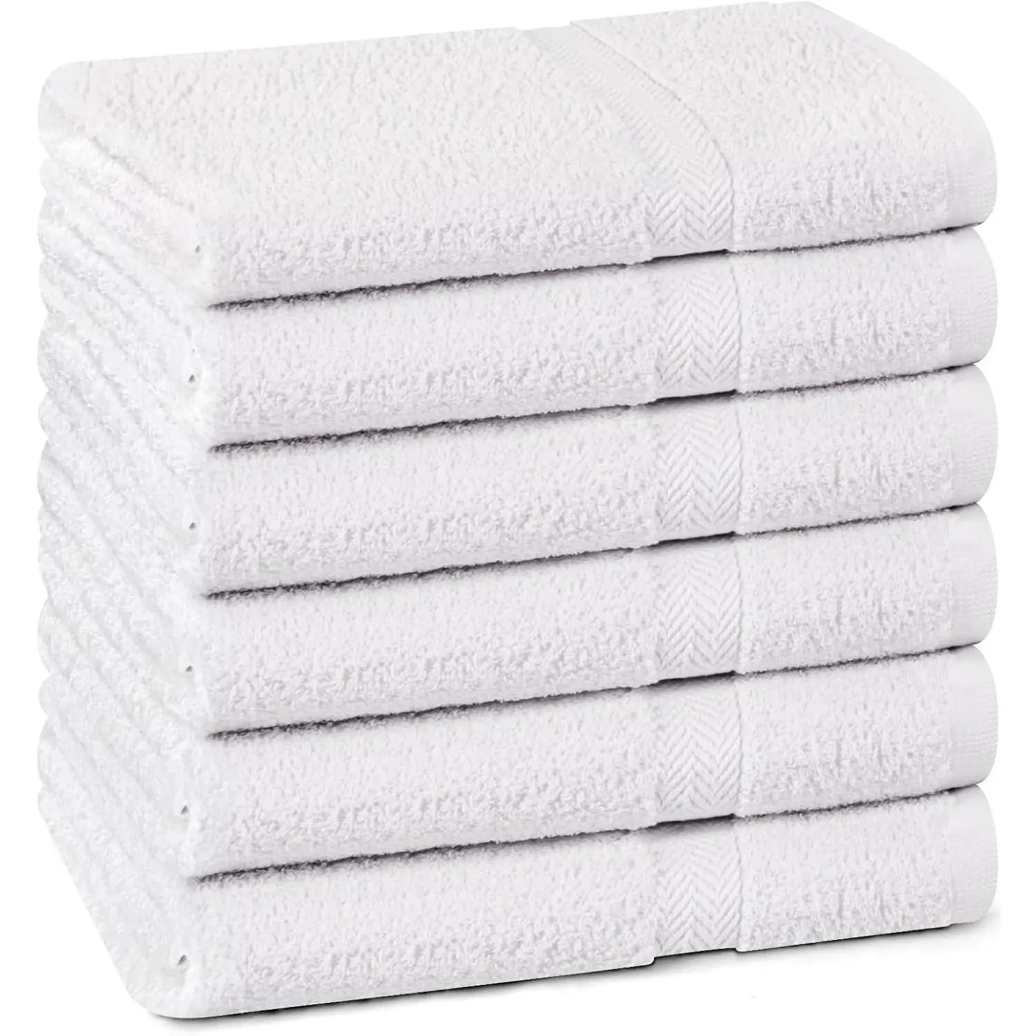 owe  inen Mar  Coon Whie 6 Pack Medium Bah owe Se, Quick Dry, Super Absorben, igh Weigh, Sof Fee,  owes for Hoe,   Bahroom (24 X 48 6 Pack Whie)