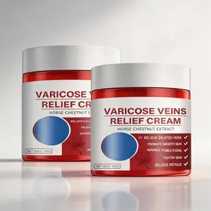 Varicose Veins Relief Cream 90g – with Horse Chestnut Extract – Relieves Dilated Capillaries & Spider Veins – Tightens Loose Skin & Promotes Smooth Legs – Soothes Tired Achy Legs & Improves Circulation – Daily Leg Vein Care Cream