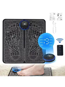EMS Foot Massager Rechargeable Massage Pad Foot Relaxation Pad Electric Foot Massage Tools Promote Blood Circulation