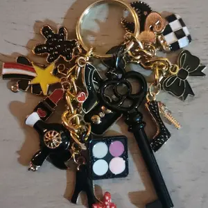 Chunky Black Keychain