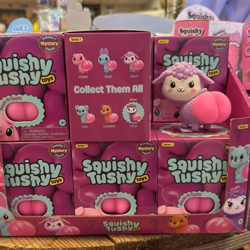 Squishy Tushy Toys - Collect Them All! Adorable Mystery Toy for Kids - Perfect for Gifting and Collecting - Fun and Soft