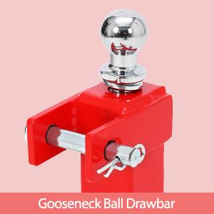 GARVEE 3 Point Gooseneck Trailer Hitch with 2" Receivers for Category 1 Tractors, 3000lbs Capacity 3 Point Quick Hitch Attachment with Trailer Gooseneck Trailer Ball Drawbar Fits CAT 1