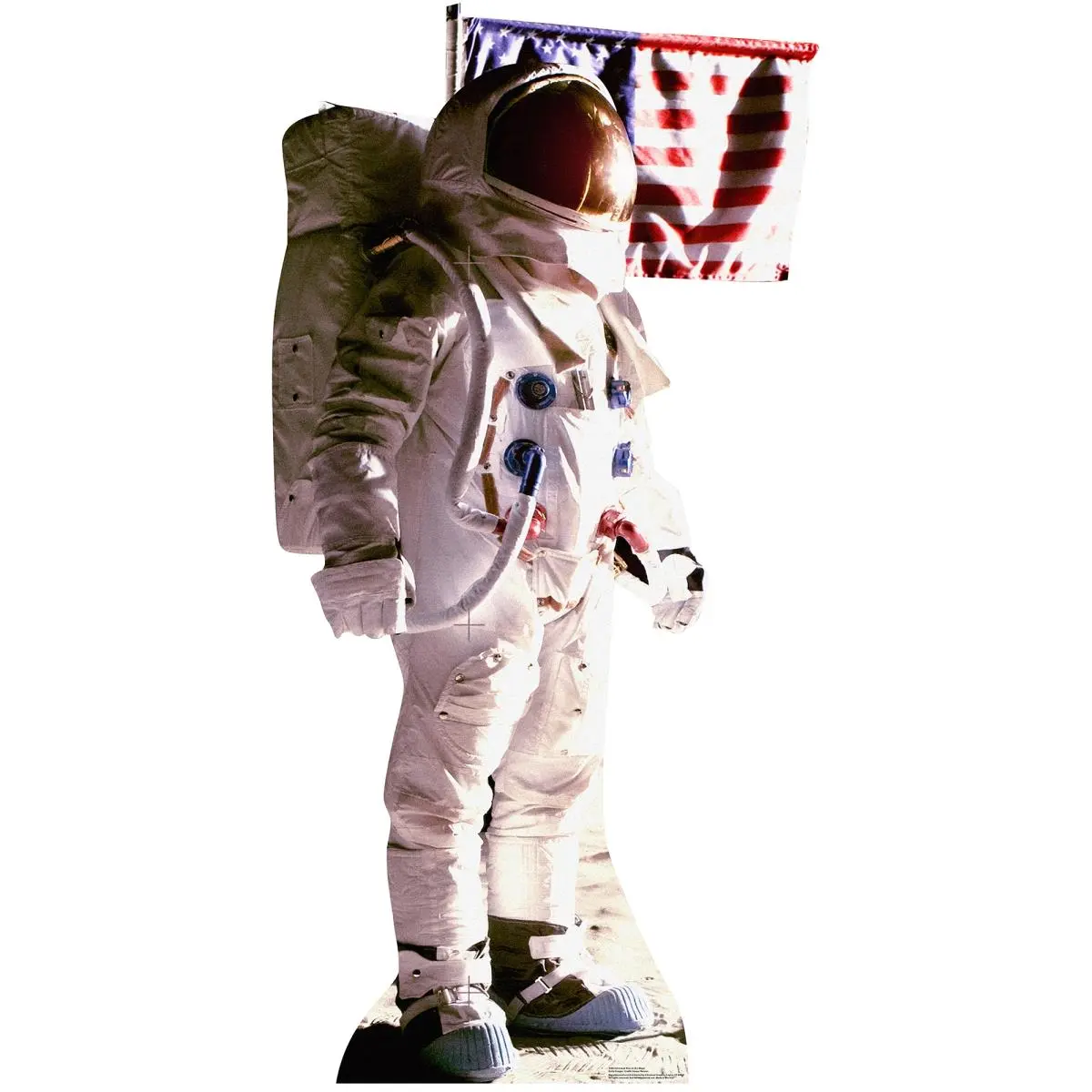 212 MAIN Lifesize Moon Astronaut Heavy-Duty Cardboard Standup Art, 74x37 in Advanced Graphics Decoration Items, Heavy Duty Cardboard Cutout for Home Decor & Home Supplies
