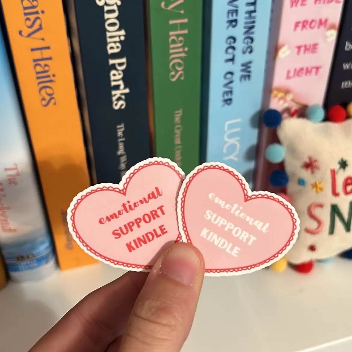 Emotional Support Sticker (2 total- 1 of Each Color)