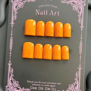 10pcs Y2K Style Short Square Nails, Simple Gloss Finish, Luxurious French Design, Ideal for Daily Wear or Parties, Perfect Birthday Gift, French Tips Nails, Nail Art Diy