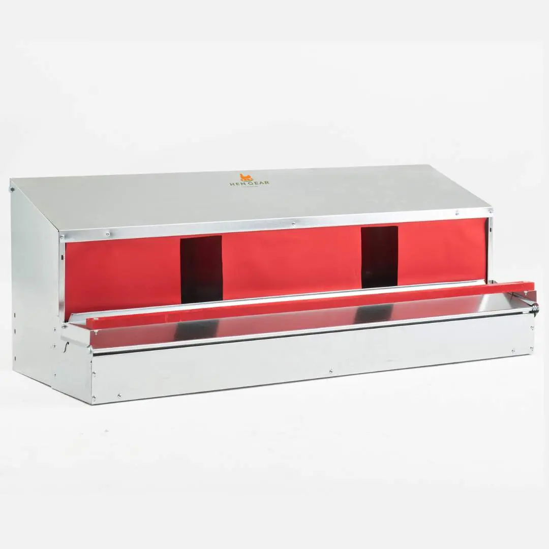 Large (48") - Reversible Rollout Nest Box (Up to 50 Hens) - Premium Grade - Ready to Ship!