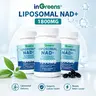 inGreens NAD+ Anti-Aging Vitamin Dietary Supplement Capsules - Dairy-Free, GMO-Free, Batch Verified, 3-Cup Dual-Action Formulation, 1800mg per Serving, 180(3pcs), 90-Day Supply, 24-Month Shelf Life, Antioxidant Support for Adult Energy & Brain Health