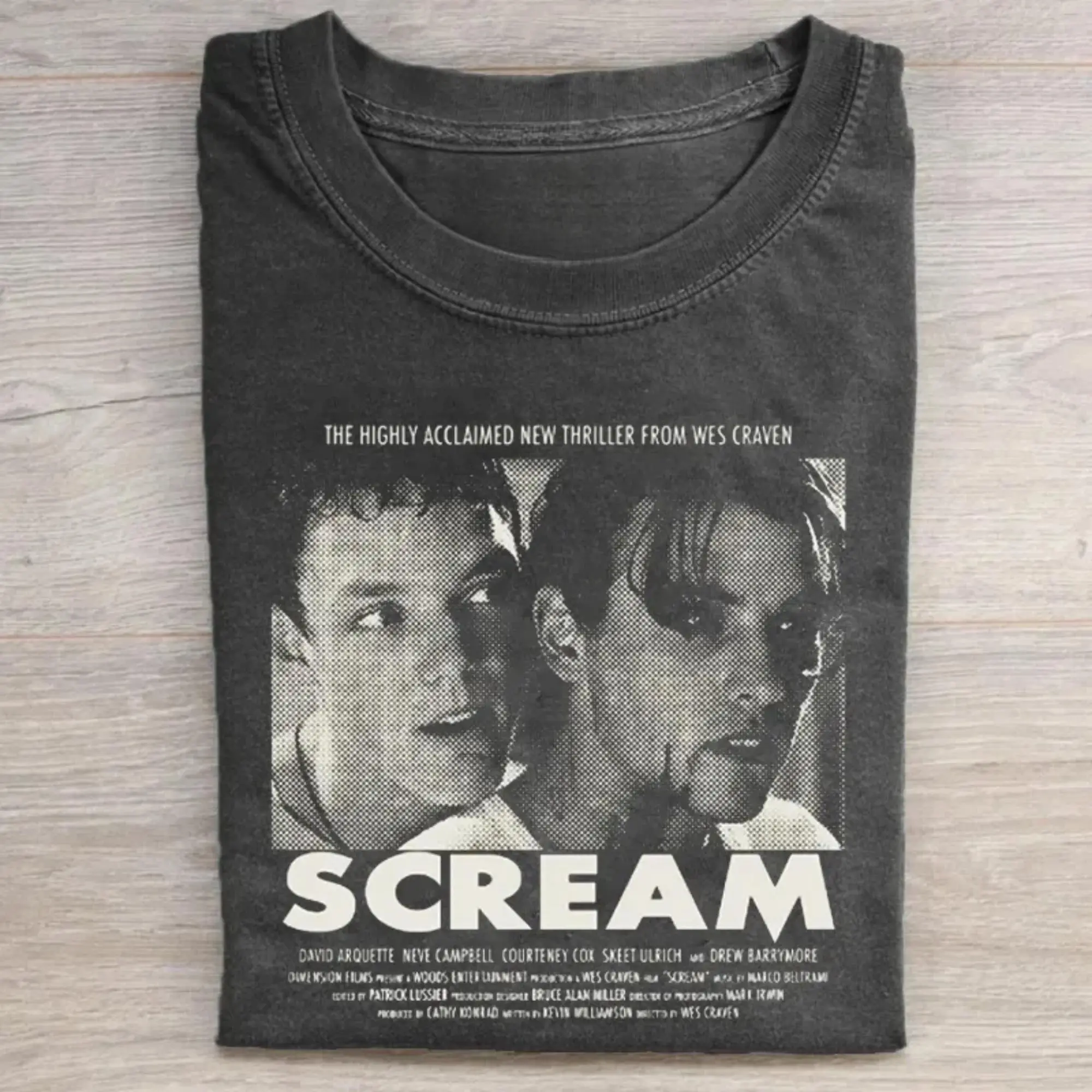 Vintage Billy Loomis and Stu Macher Shirt Graphic Tee - Ghostface Shirt - Scream Movie Shirt - New Thriller from Wes Craven - Horror Movie Shirt - Woodsboro Horror Film Club Shirt - Spooky Season - Trick or Treat - Fall Season Menswear Tops