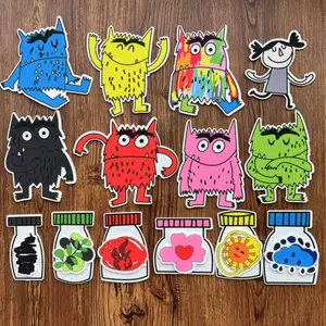 My Emotion Monster Felt Board, Sensory Bundle, 1 Piece Mood Management Tool, Fun and Interactive Stress Relief Game, Perfect Gift for Kids and Adults