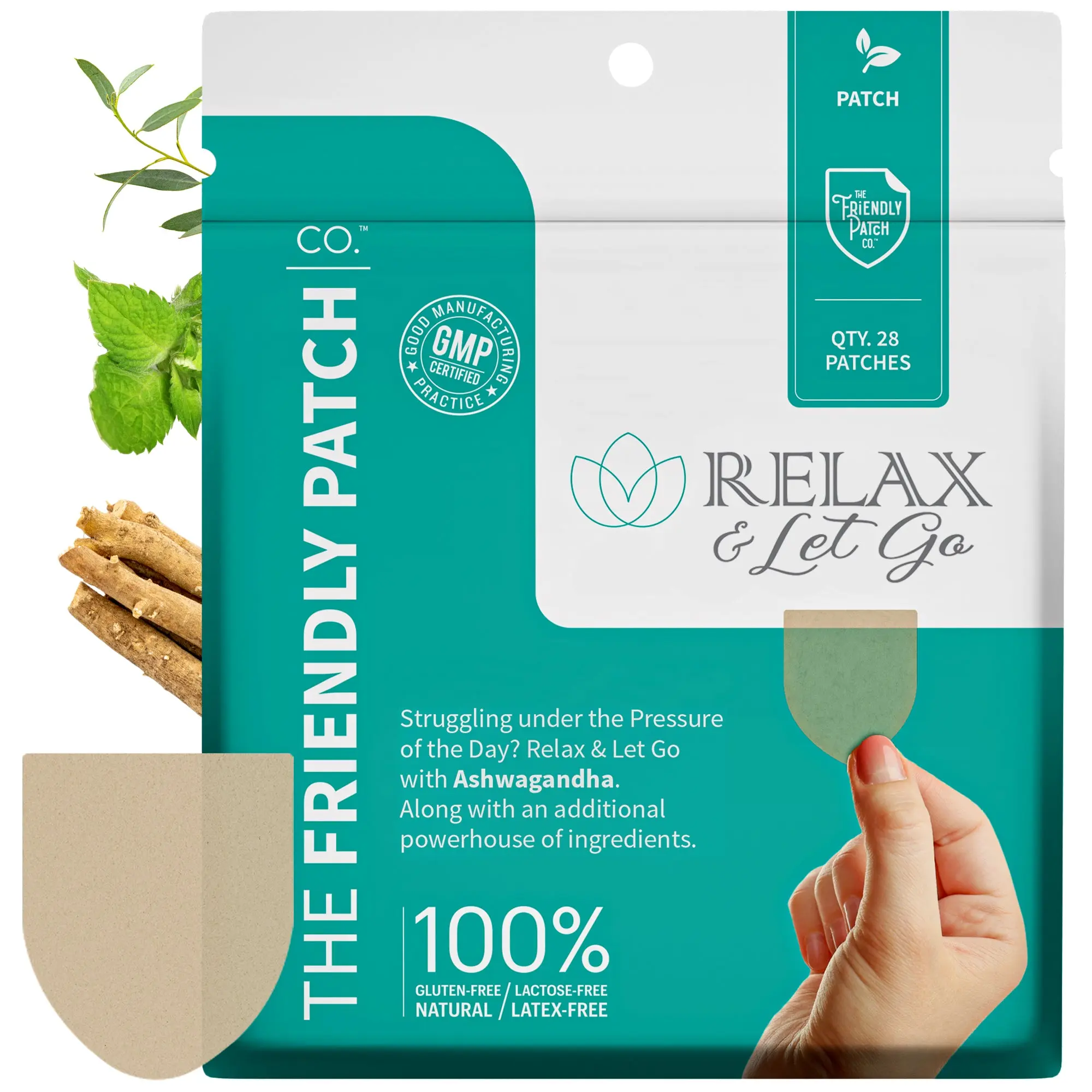 Zen - Relax & Let Go with Ashwagandha - 28 Patches Zen - Relax & Let Go with Ashwagandha - 28 Patches