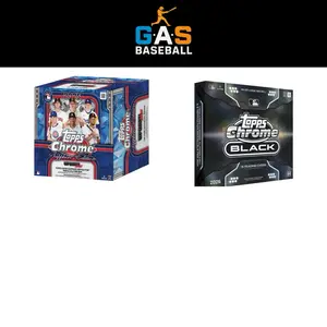 Break S130 2- Box Break 1x Topps Chrome Update Sapphire 2025; 1x Topps Chrome Black 2026