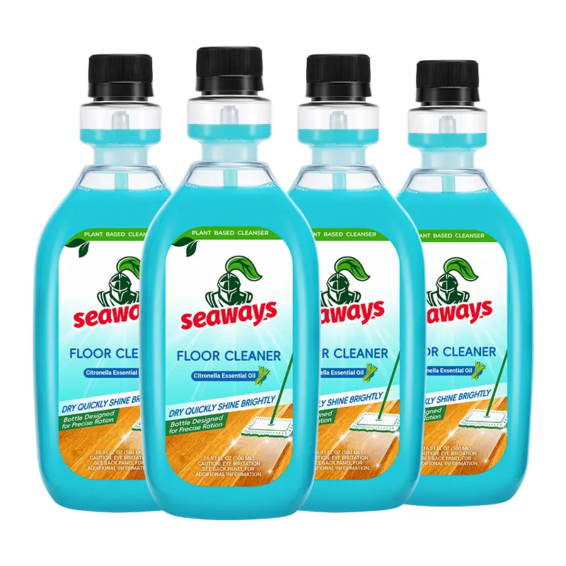 Seaways Mop Soap, Clean Shine, Long-lasting Fresh Scent, Concentrated Formula, Compatible With All Robot Vacuums and Wet/Dry Vacuum Mop Cleaner, Plant-based, Deep Cleans for All Hard Floors summervibes